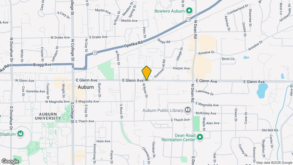 538 E Glenn Ave Map and Location Details