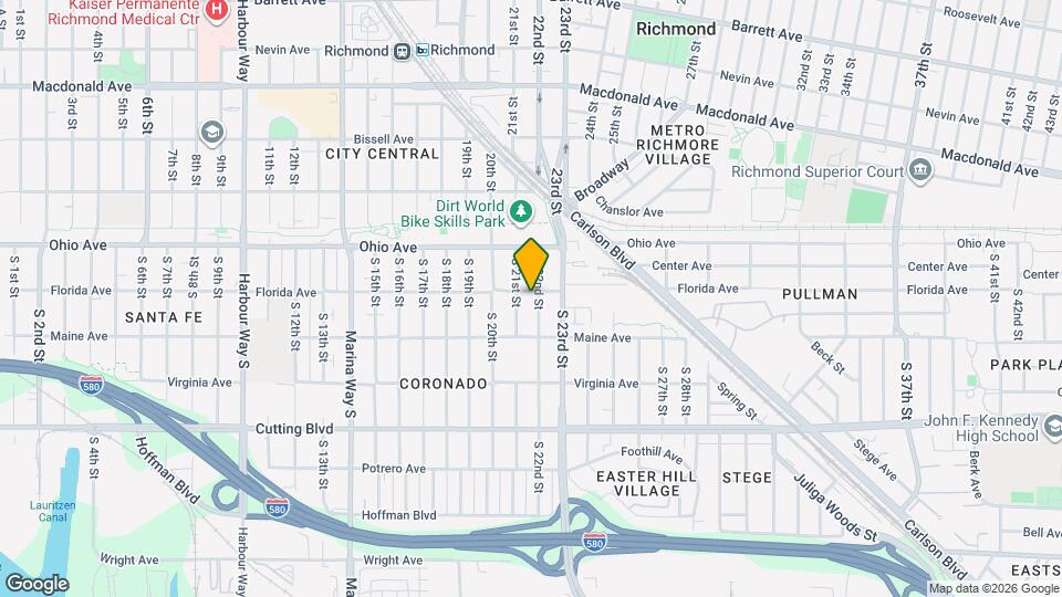 2122 Florida Ave Map and Location Details