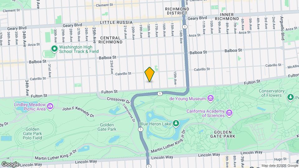 767 18th Ave Map and Location Details