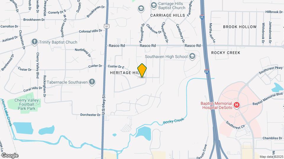 1177 Custer Dr E Map and Location Details