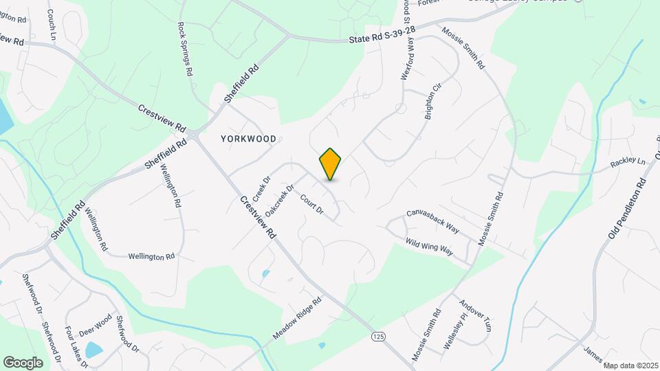 405 Creek Dr Map and Location Details