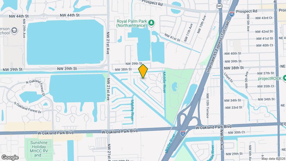 3665-3667-3667 NW 17th Way Map and Location Details