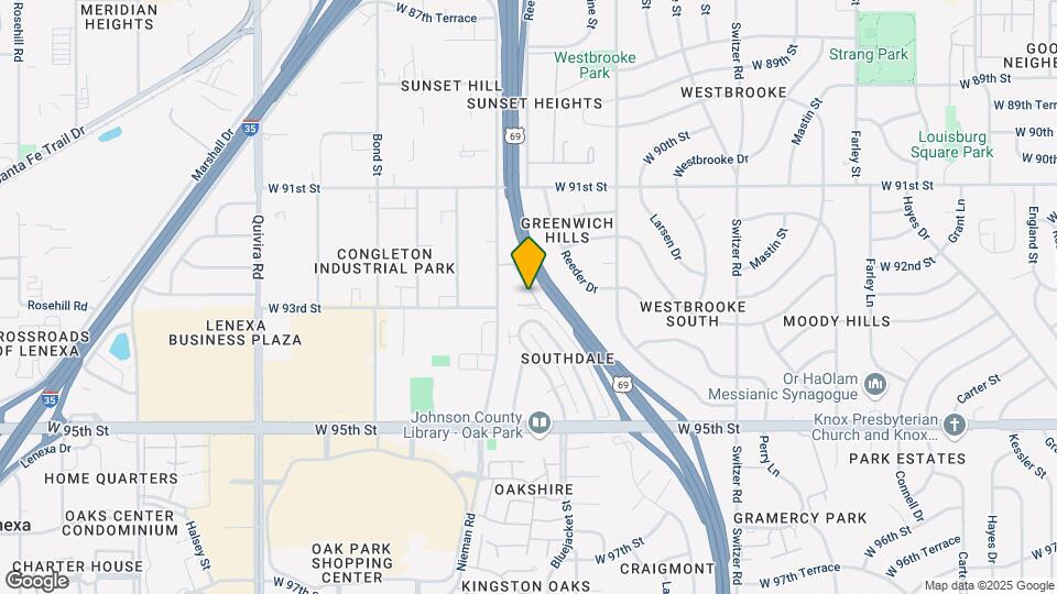 9271 Nieman Rd Map and Location Details