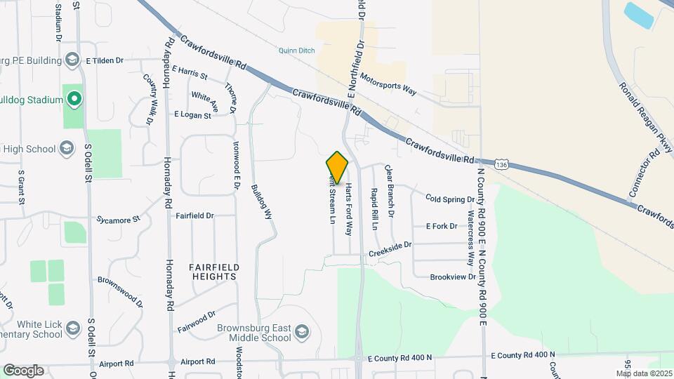 209 Bent Stream Ln Map and Location Details