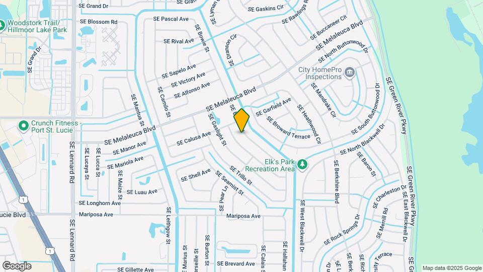 2134 SE Bowie St Map and Location Details