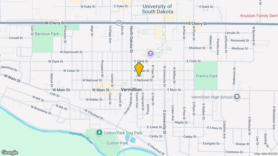 218 E National St Map and Location Details