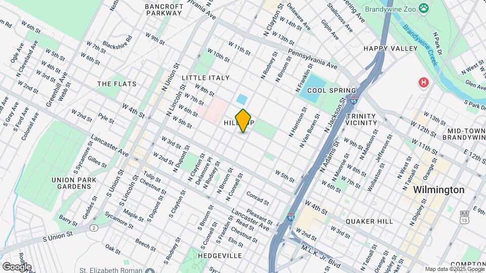 605 N Broom St, Unit 605 Broom Apt 1 Map and Location Details
