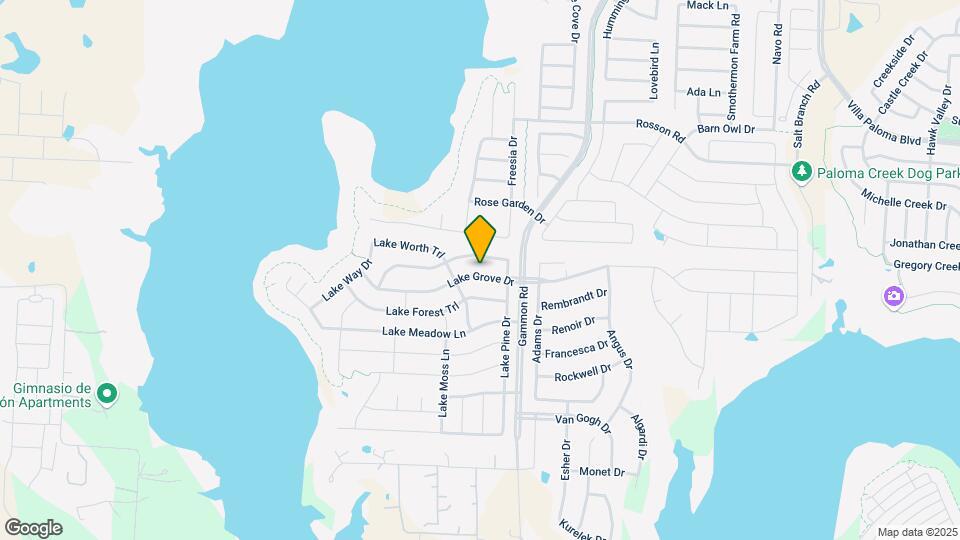 1025 Lake Grove Dr Map and Location Details