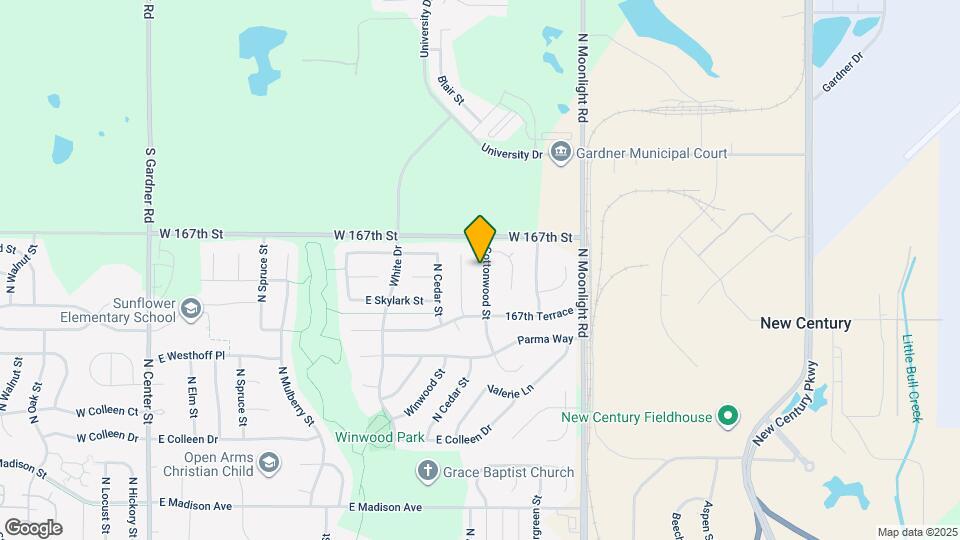 828 Cottonwood St Map and Location Details