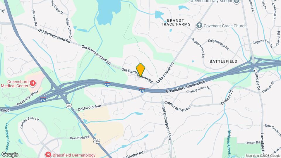 2805 Treestead Cir Map and Location Details