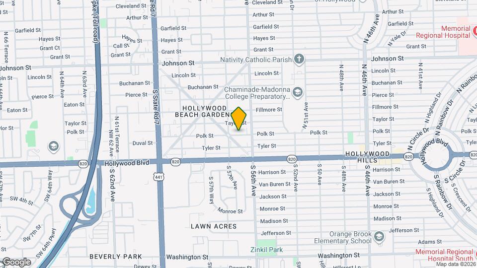 5615 Polk St Map and Location Details