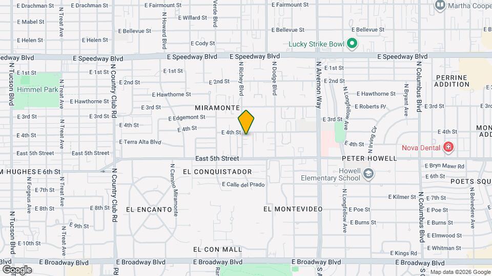 654 N Richey Blvd Mapa y Detalles de la Ubicación