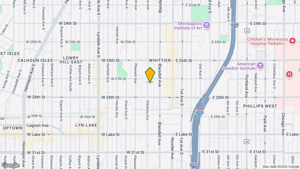 2715 Pillsbury Ave Map and Location Details