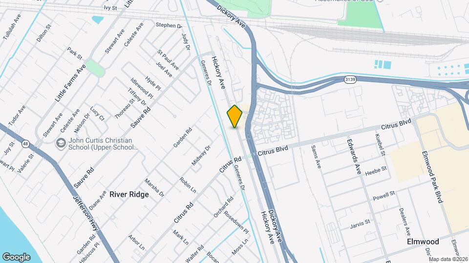 1824-1828 Hickory Ave Map and Location Details