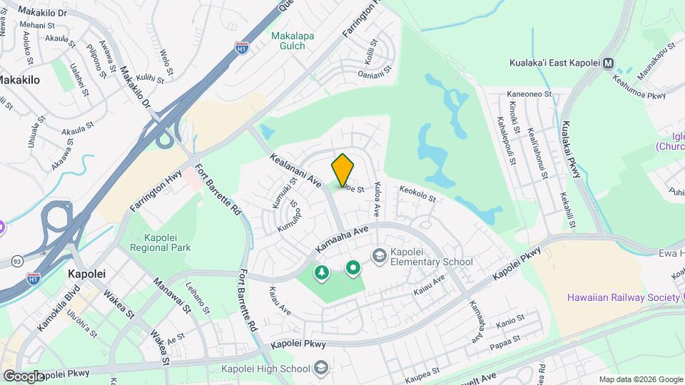 Senior Residence at Kapolei Mapa y Detalles de la Ubicación