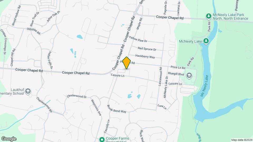 6506 Brook Bend Way Map and Location Details