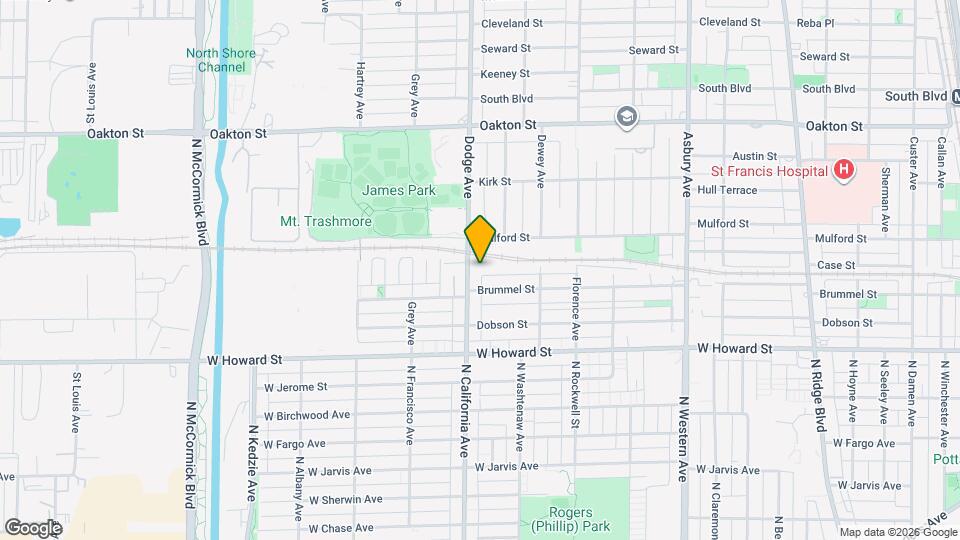 221 Dodge Ave Mapa y Detalles de la Ubicación