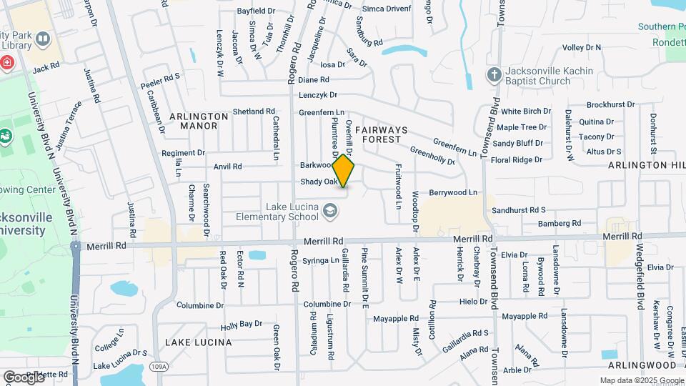 6635 Blackwood Dr Map and Location Details