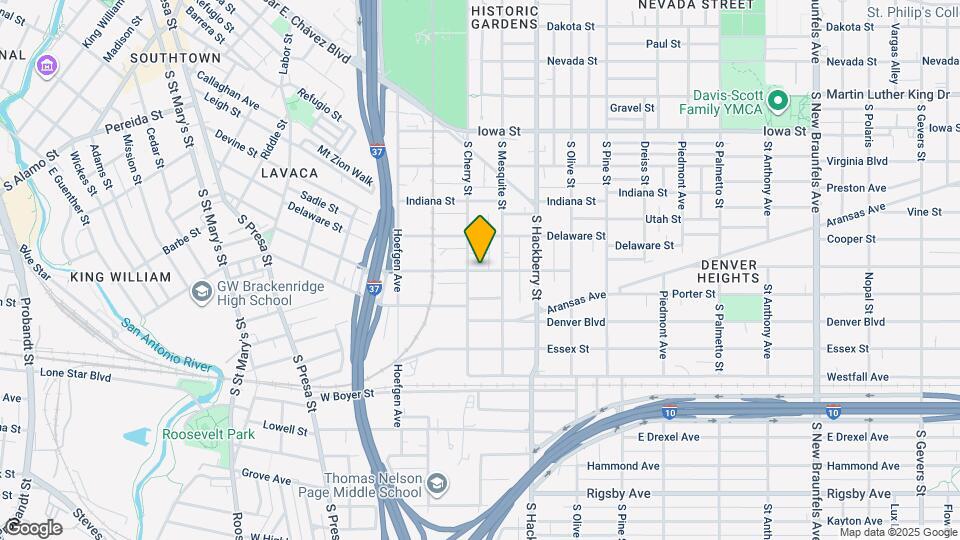 827 Florida St Map and Location Details