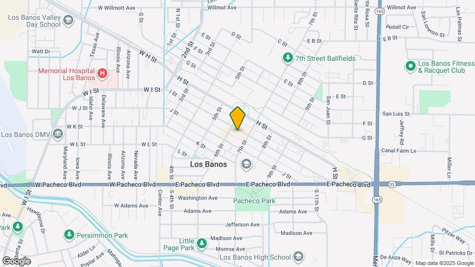 631-637 I St Mapa y Detalles de la Ubicación