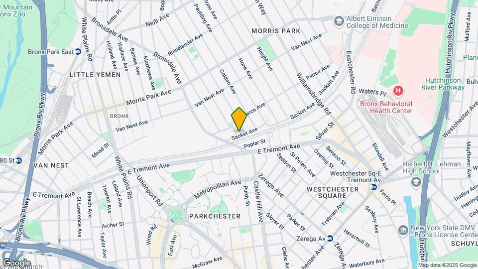 1558 Bogart Ave Mapa y Detalles de la Ubicación