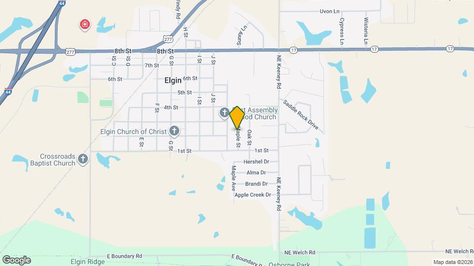 203 Maple St Map and Location Details