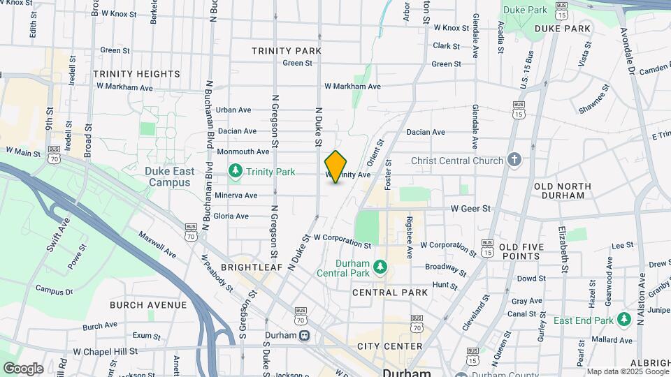 807 W Trinity Ave, Unit Furnished Condo Mapa y Detalles de la Ubicación