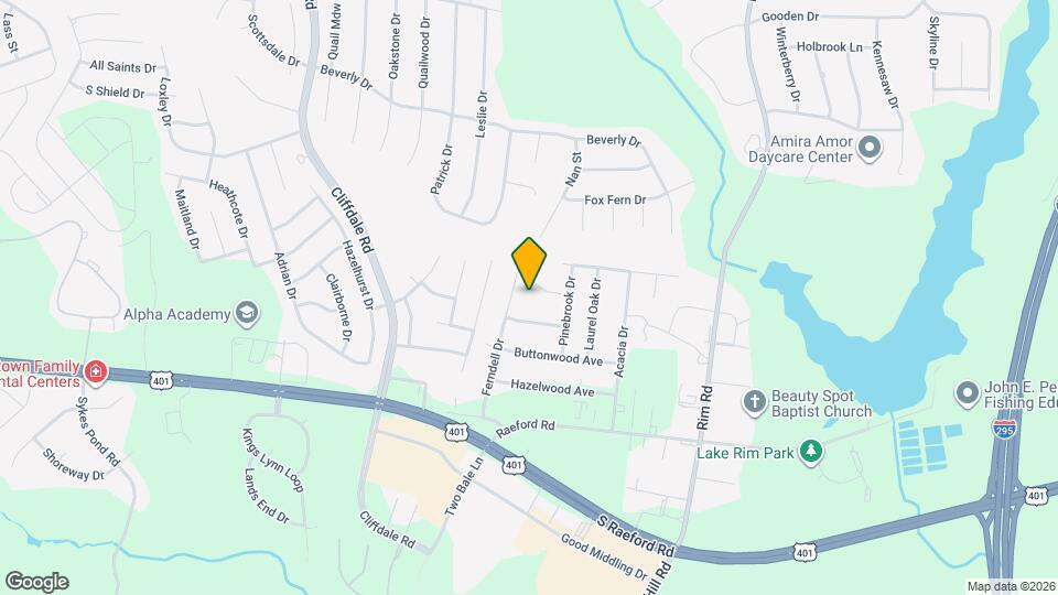 7817 Rosewood Ave Map and Location Details