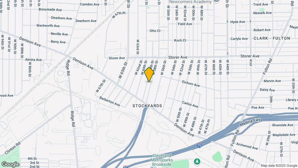 3484 W 58th St-Unit -DOWN Map and Location Details