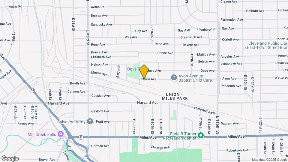 10214 Avon Ave Map and Location Details