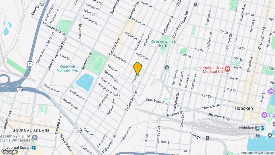 134 New York Ave Map and Location Details