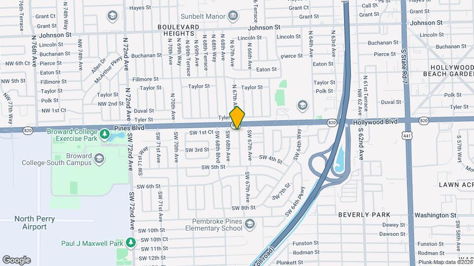 114 SW 67th Terrace Map and Location Details