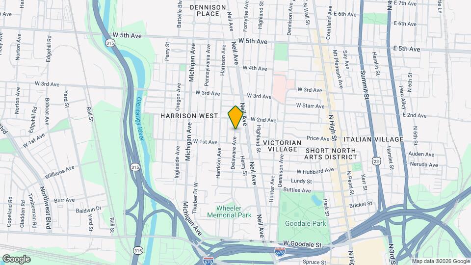 972 Delaware Ave Mapa y Detalles de la Ubicación