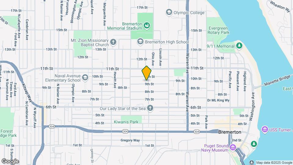 1524 9th St Map and Location Details