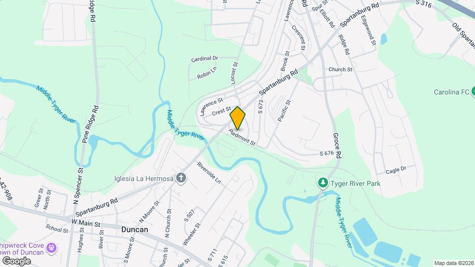 8 Piedmont St Map and Location Details