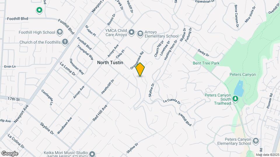 11393 La Vereda Dr Map and Location Details