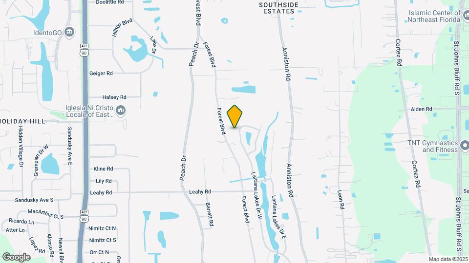 2668 Lantana Lakes Dr W Map and Location Details