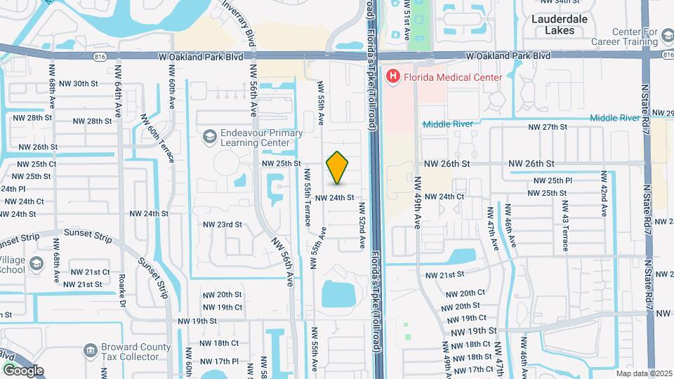 5402 NW 24th Ct Map and Location Details