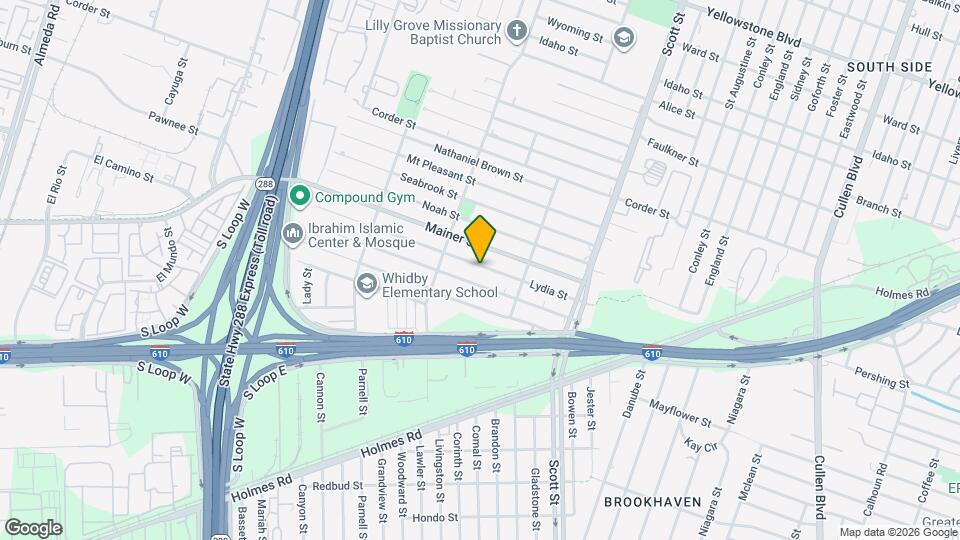 3638 Lydia St Mapa y Detalles de la Ubicación