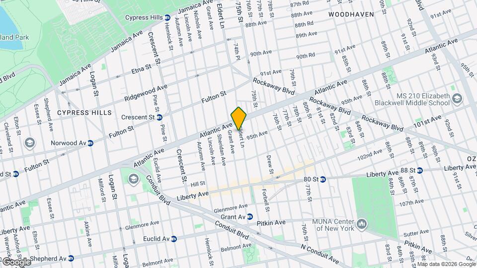 348 Eldert Ln Map and Location Details