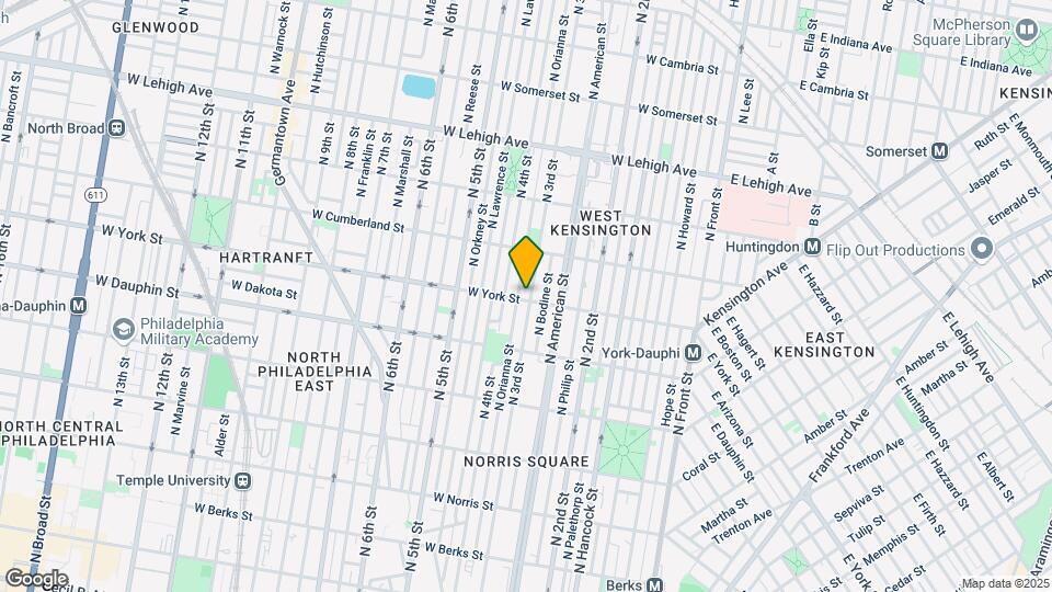 305 W York St Map and Location Details