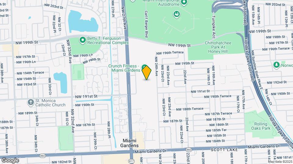 19275 NW 27th Ave Map and Location Details
