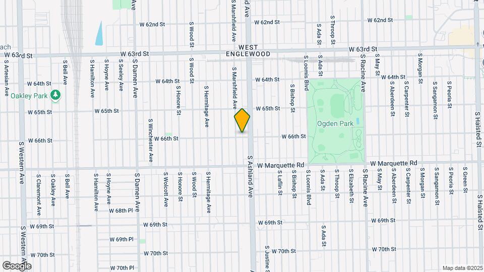 1614 W 66th St Mapa y Detalles de la Ubicación