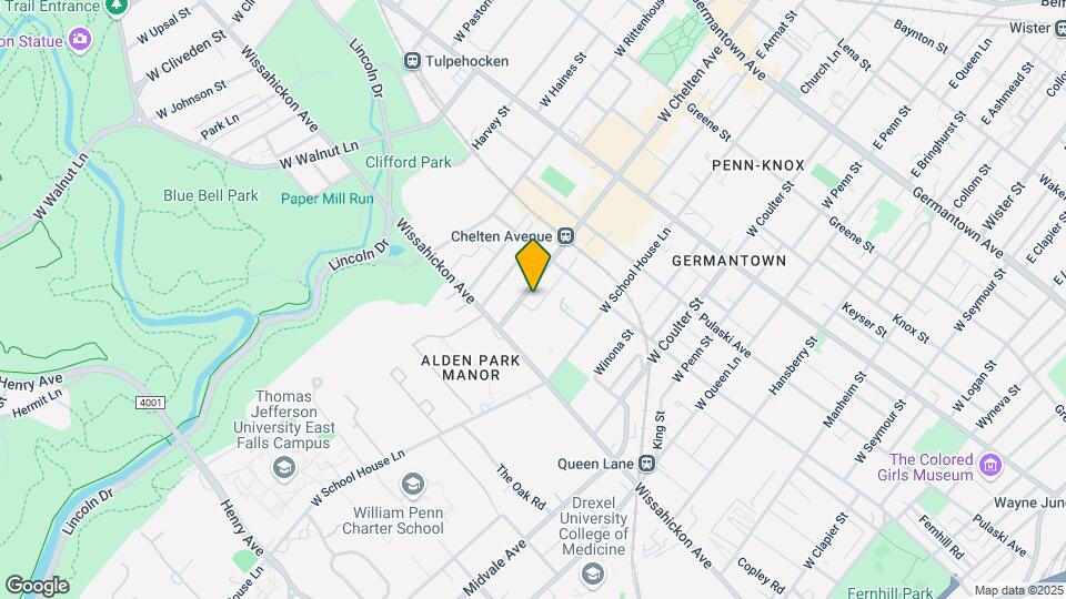 422 W Chelten Ave Map and Location Details
