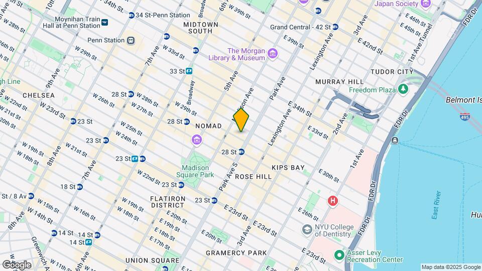 39-45 E 29th St Map and Location Details