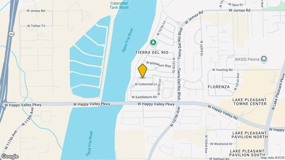 10811 W El Cortez Pl Map and Location Details