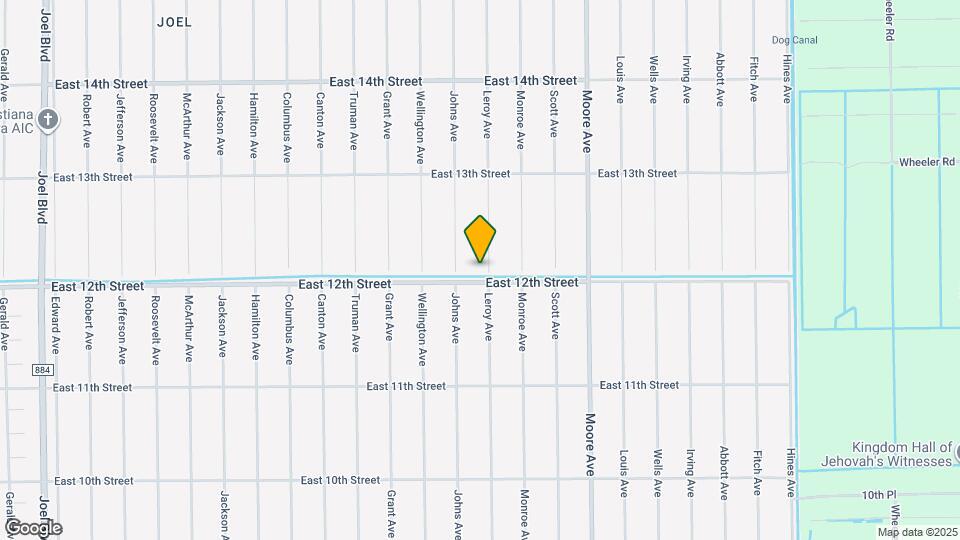 1201 Leroy Ave Map and Location Details