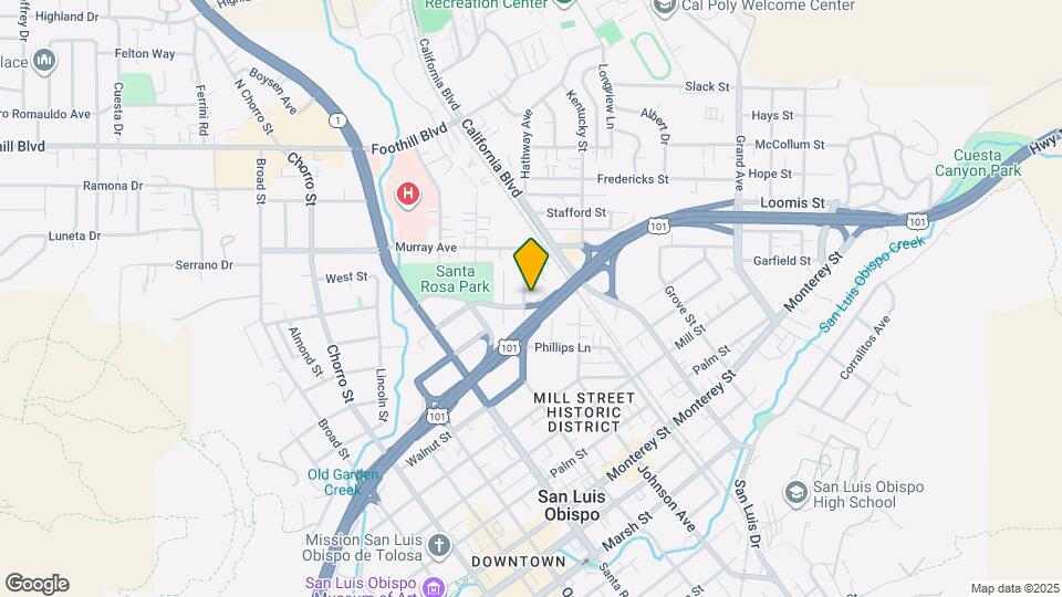 550 Hathway Ave Map and Location Details