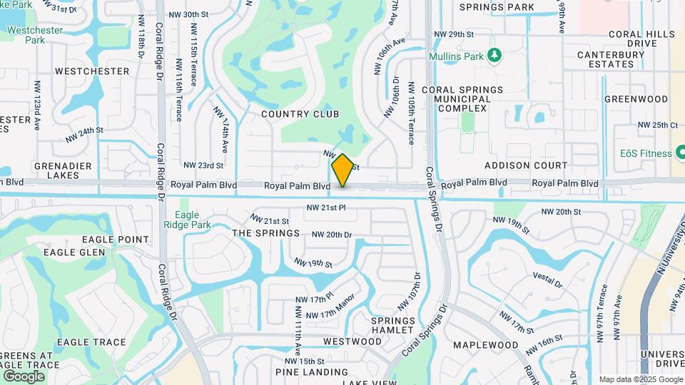 10936 Royal Palm Blvd Mapa y Detalles de la Ubicación