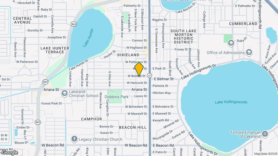 212 W Belmar St Map and Location Details